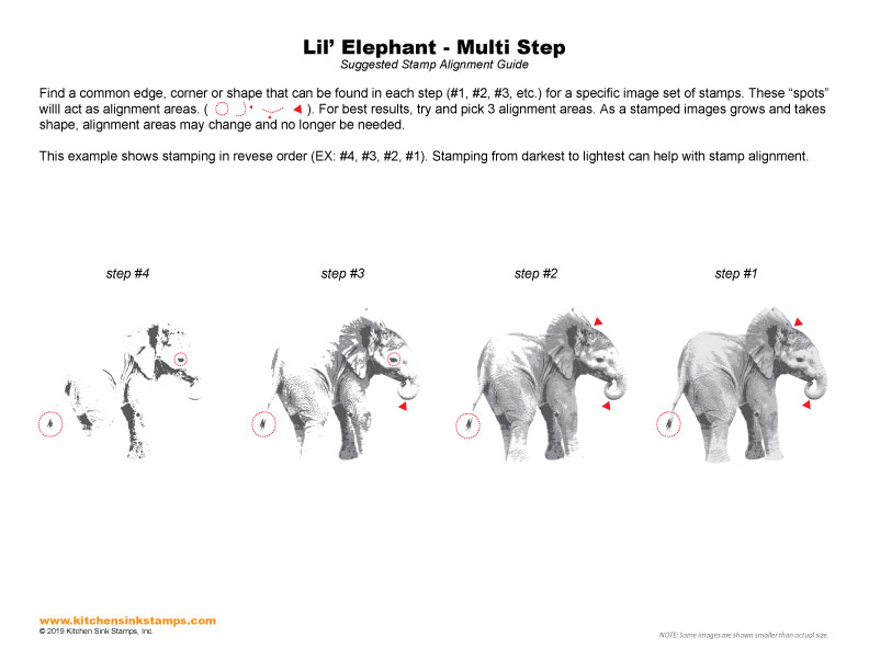 1.5 x 4 Clear Stamp Block - Mama Elephant